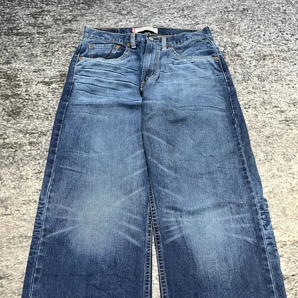 Levi's 569 Loose Straight Jeans 31x34 Blue Vintage‎ 2000s Baggy Wide Leg Grunge